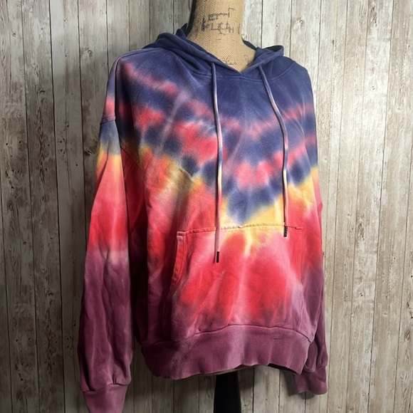 Wild Fable Colorful Tie-Dye Hoodie - Picture 3 of 8